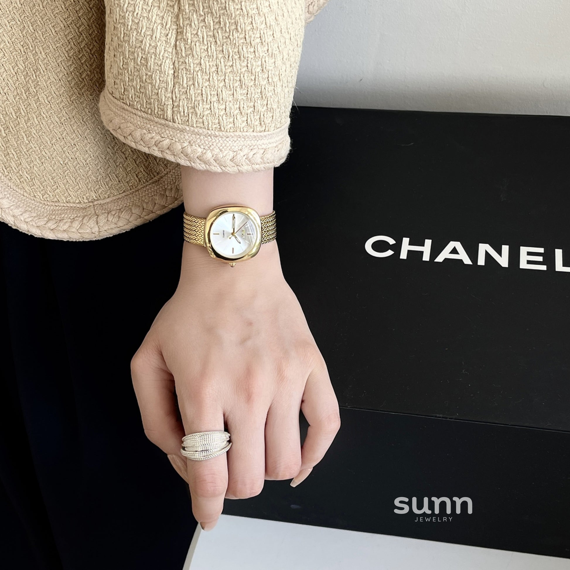 Alison Vintage Square Watch [631HNEI5]