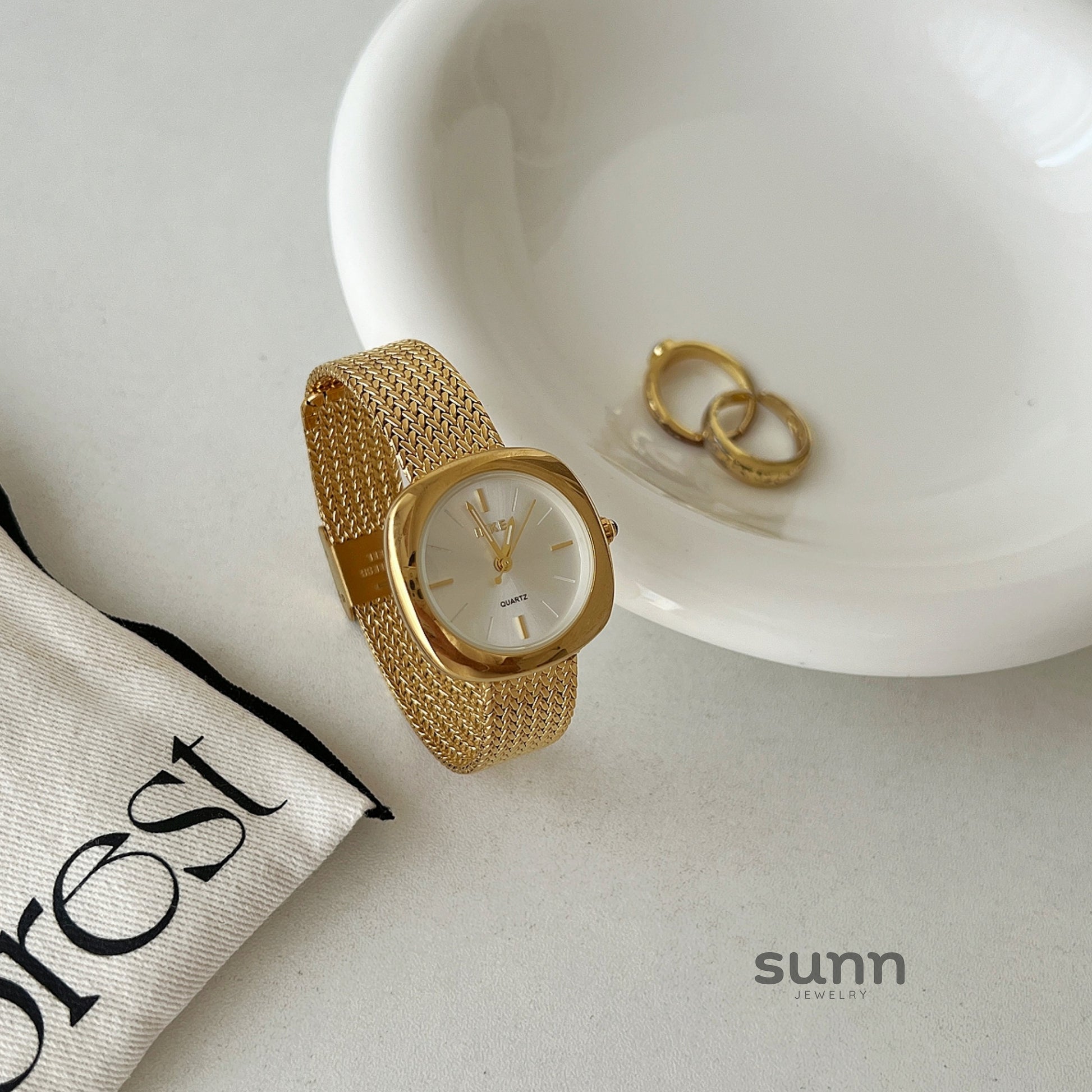 Alison Vintage Square Watch [PM3TEJN0]