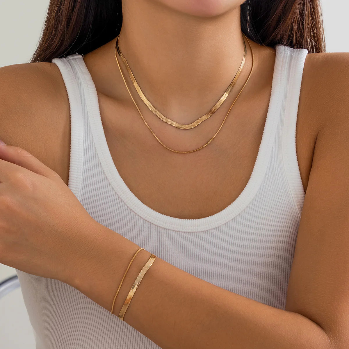 Alisson Layered Serpent Jewelry Set