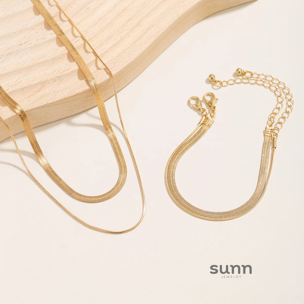 Alisson Layered Serpent Jewelry Set