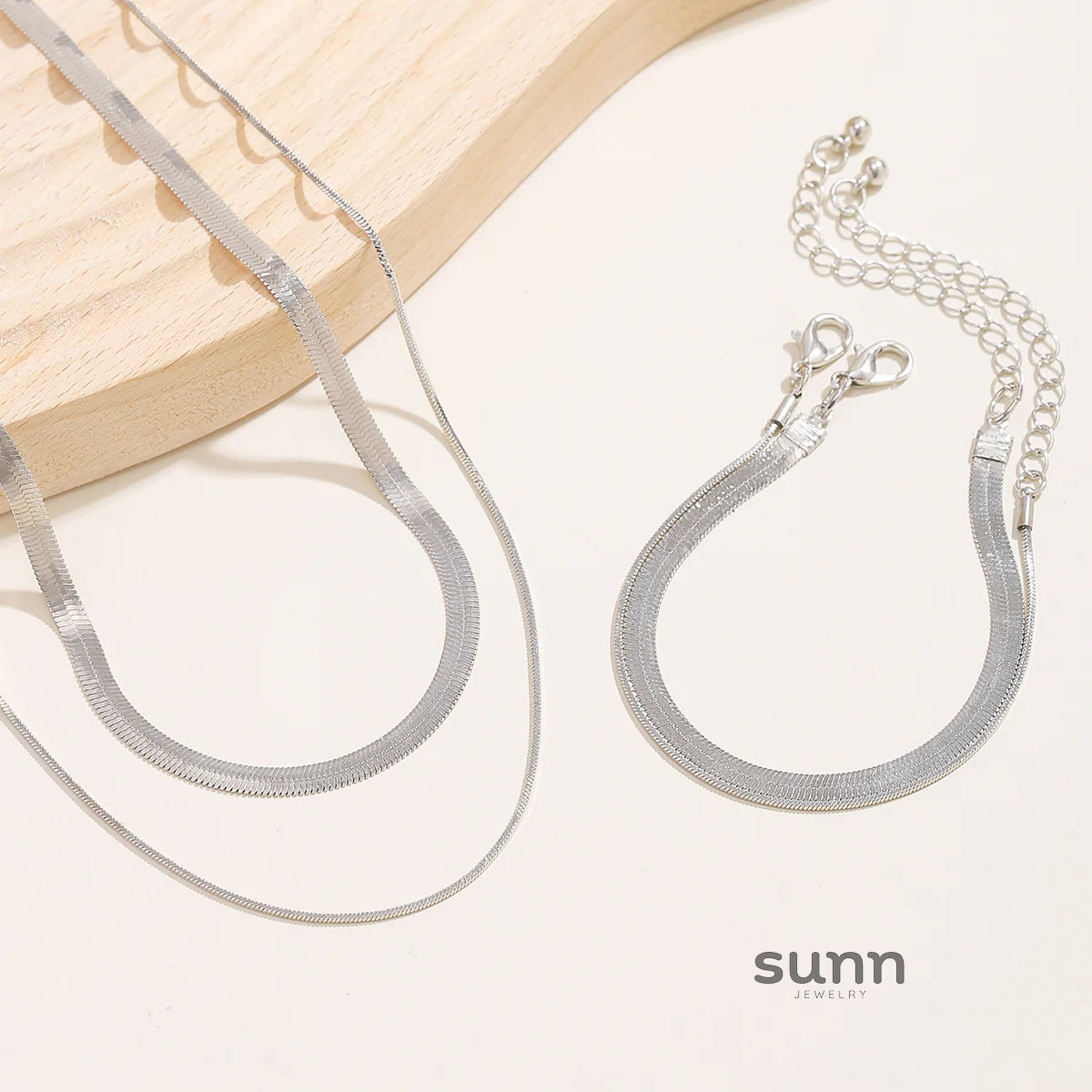 Alisson Layered Serpent Jewelry Set