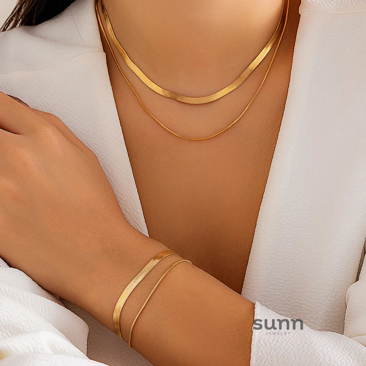 Alisson Layered Serpent Jewelry Set