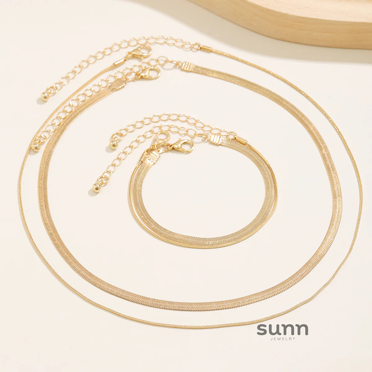 Alisson Layered Serpent Jewelry Set