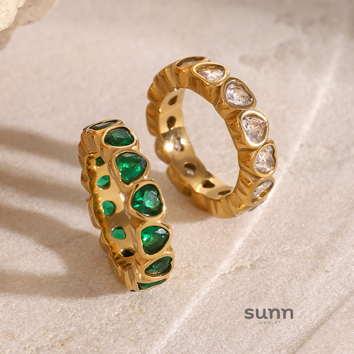 Aliyanna Zircon Heart Ring [L0089KPN]