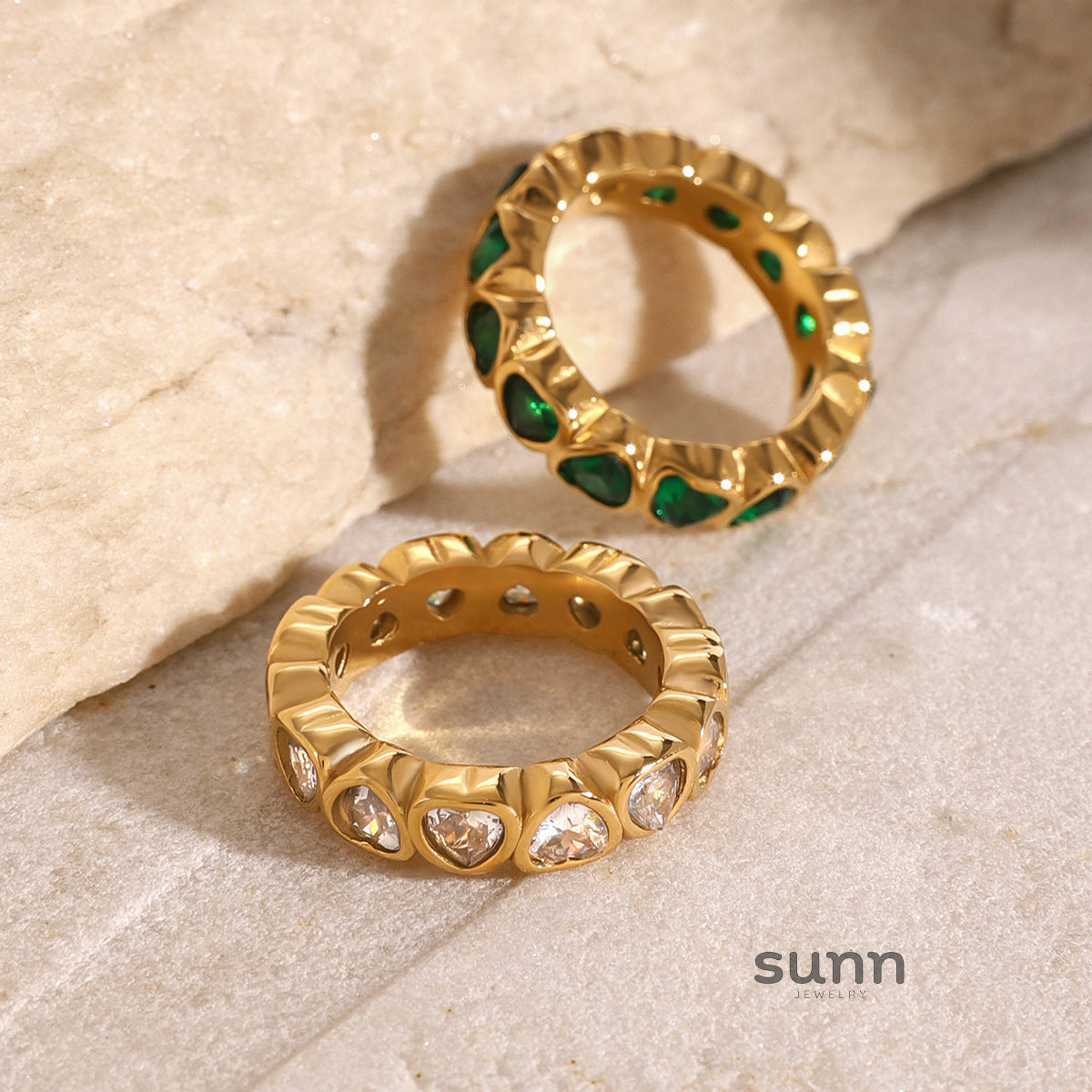 Aliyanna Zircon Heart Ring [6LM7FK9T]