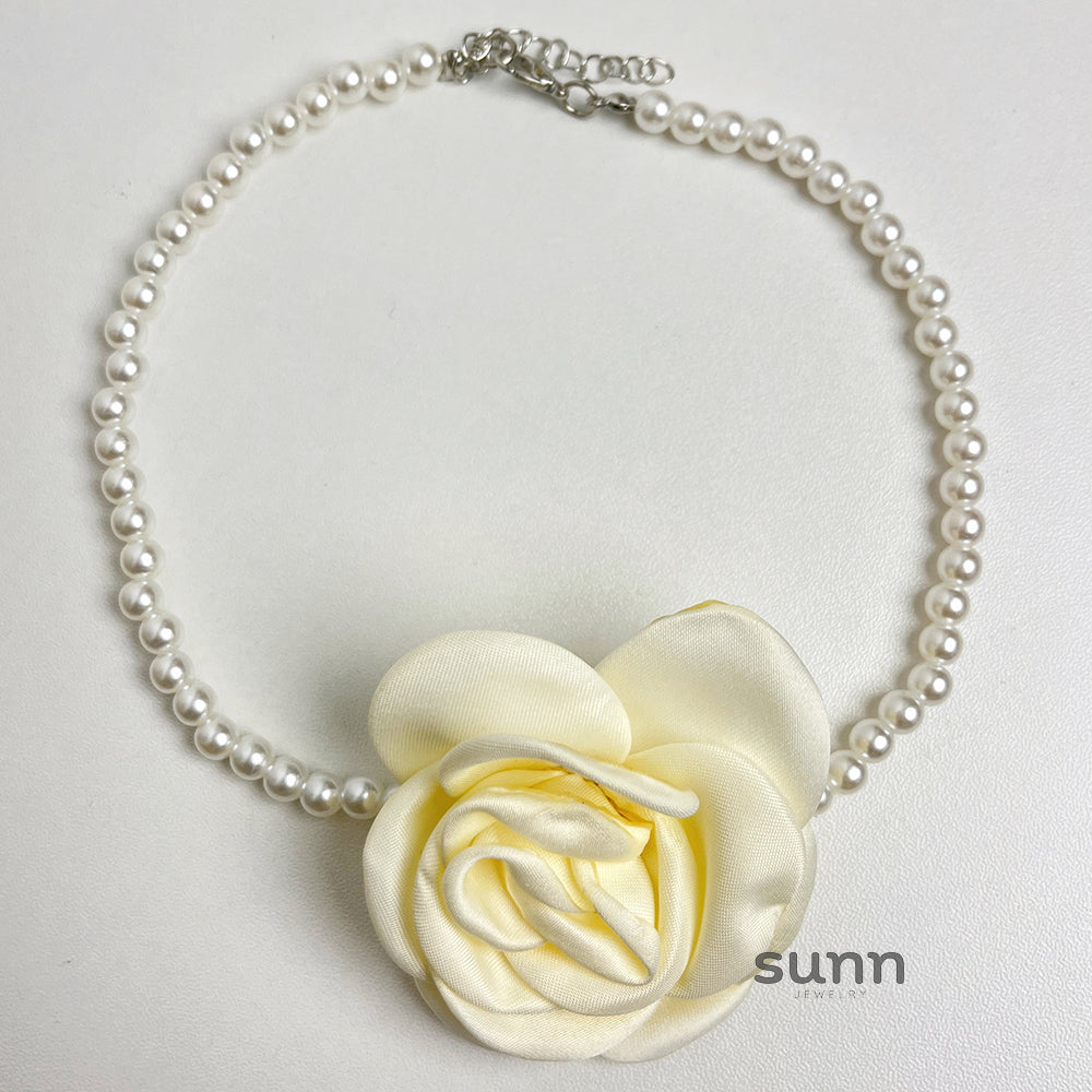 Allee Rose Pearl Choker Necklace [CJD4KXXS]