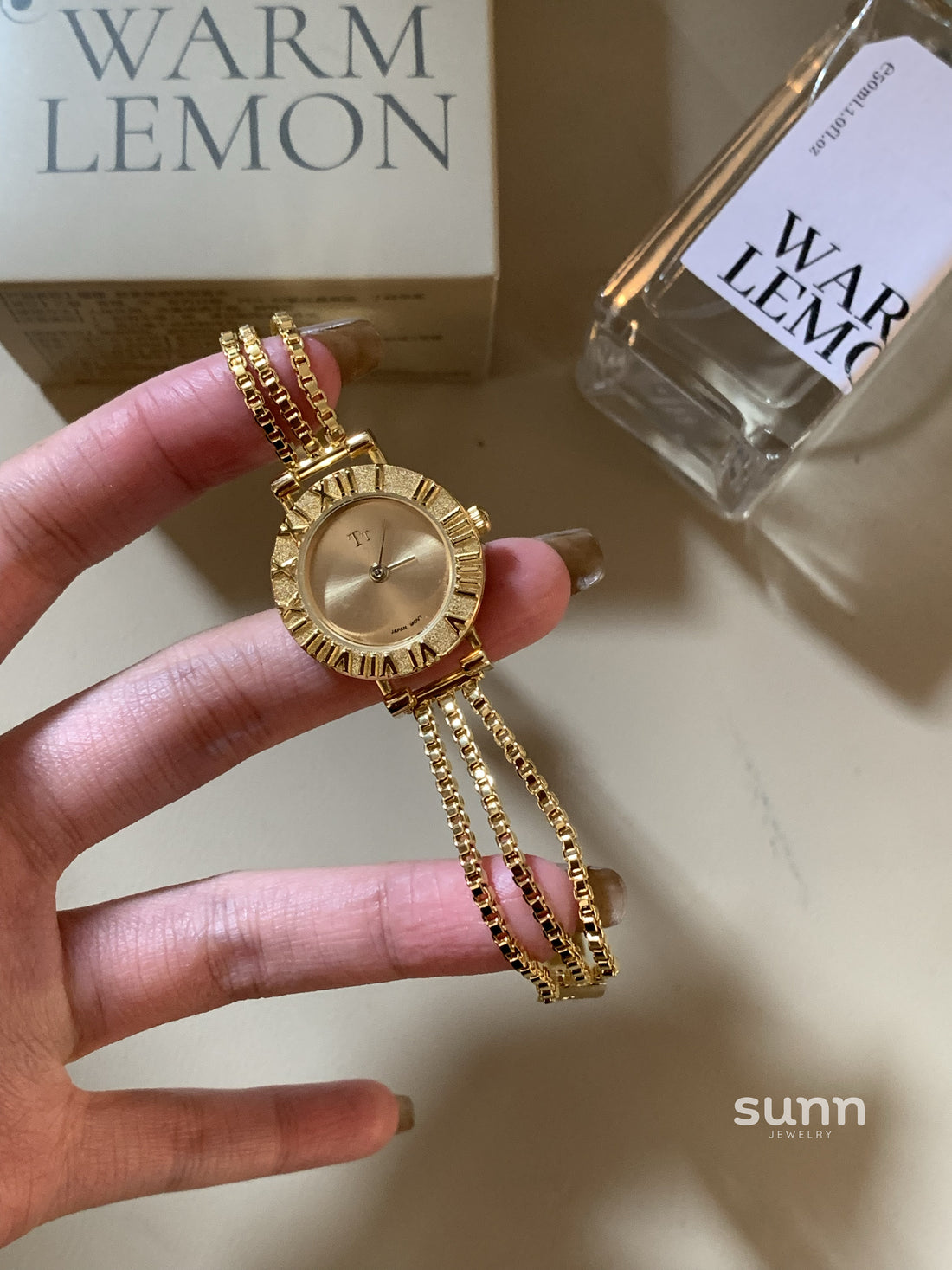 Alli Gold Chain Watch [4S971XIQ]