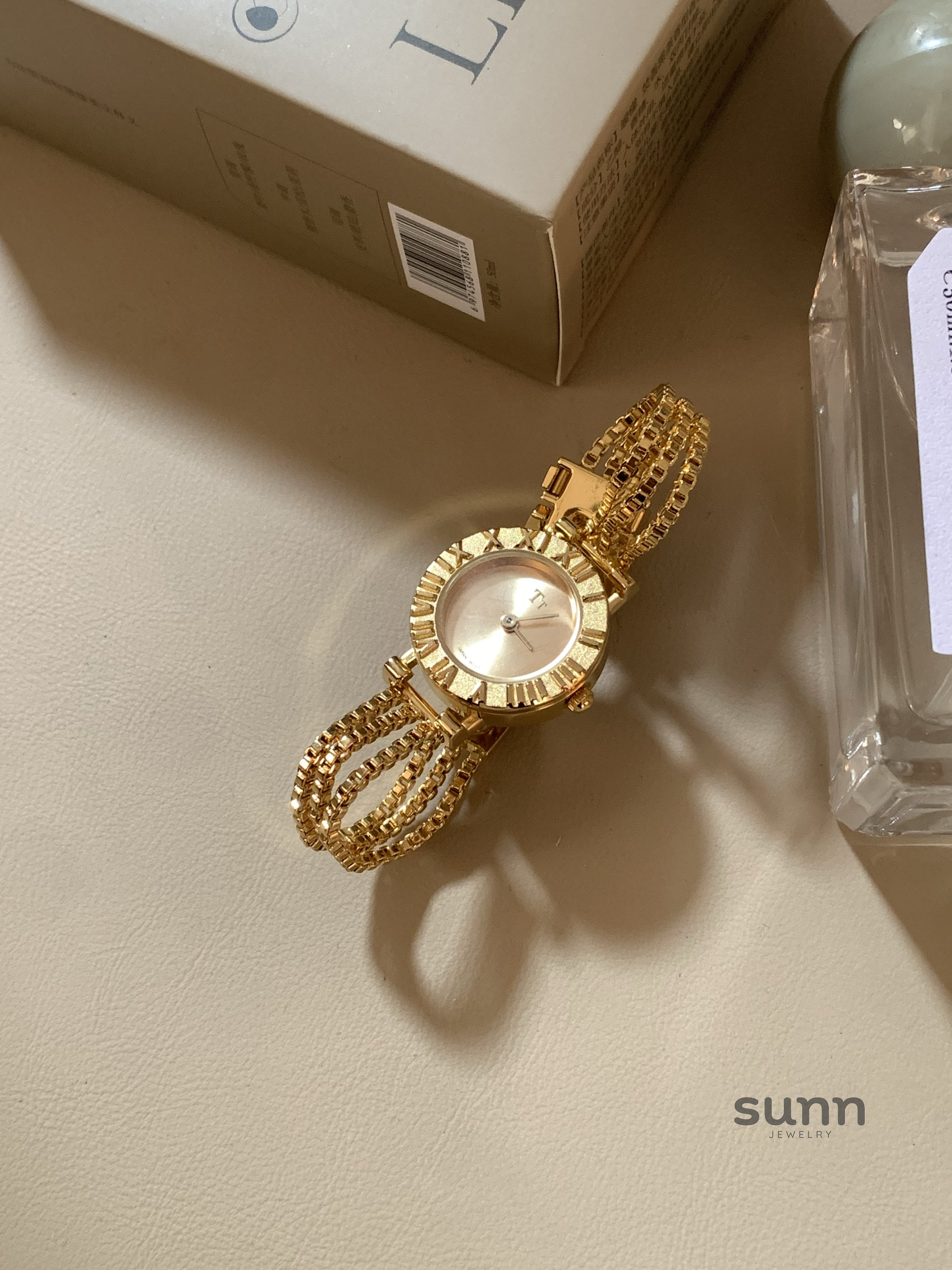 Alli Gold Chain Watch [O9NJT5X4]