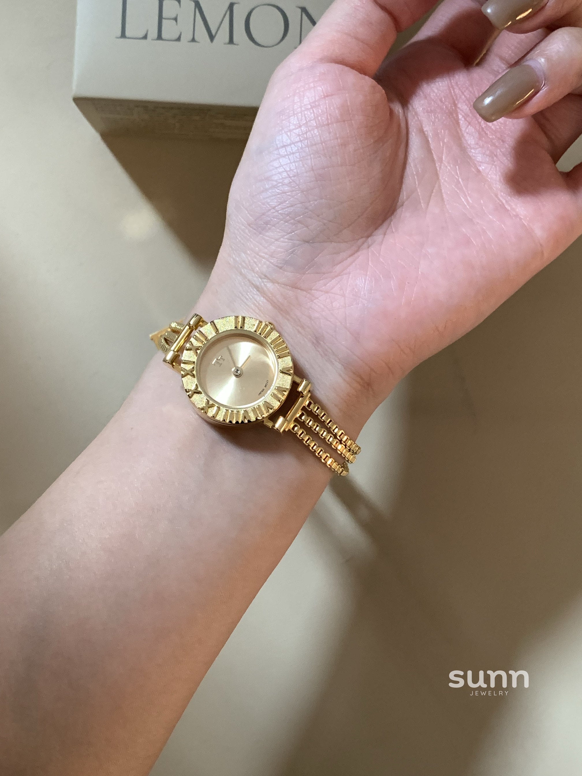 Alli Gold Chain Watch [XA6YPHKB]