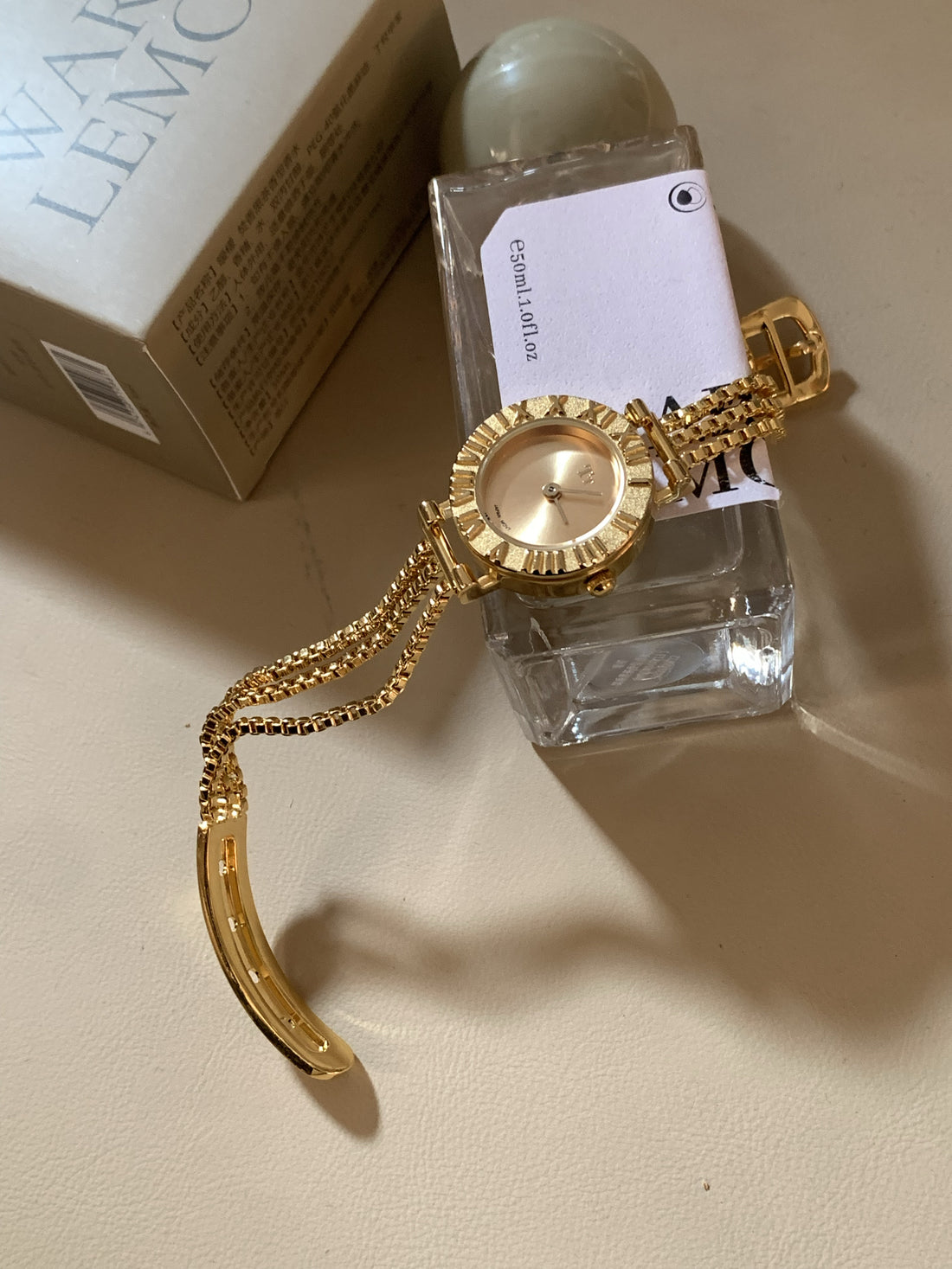 Alli Gold Chain Watch [4S971XIQ]