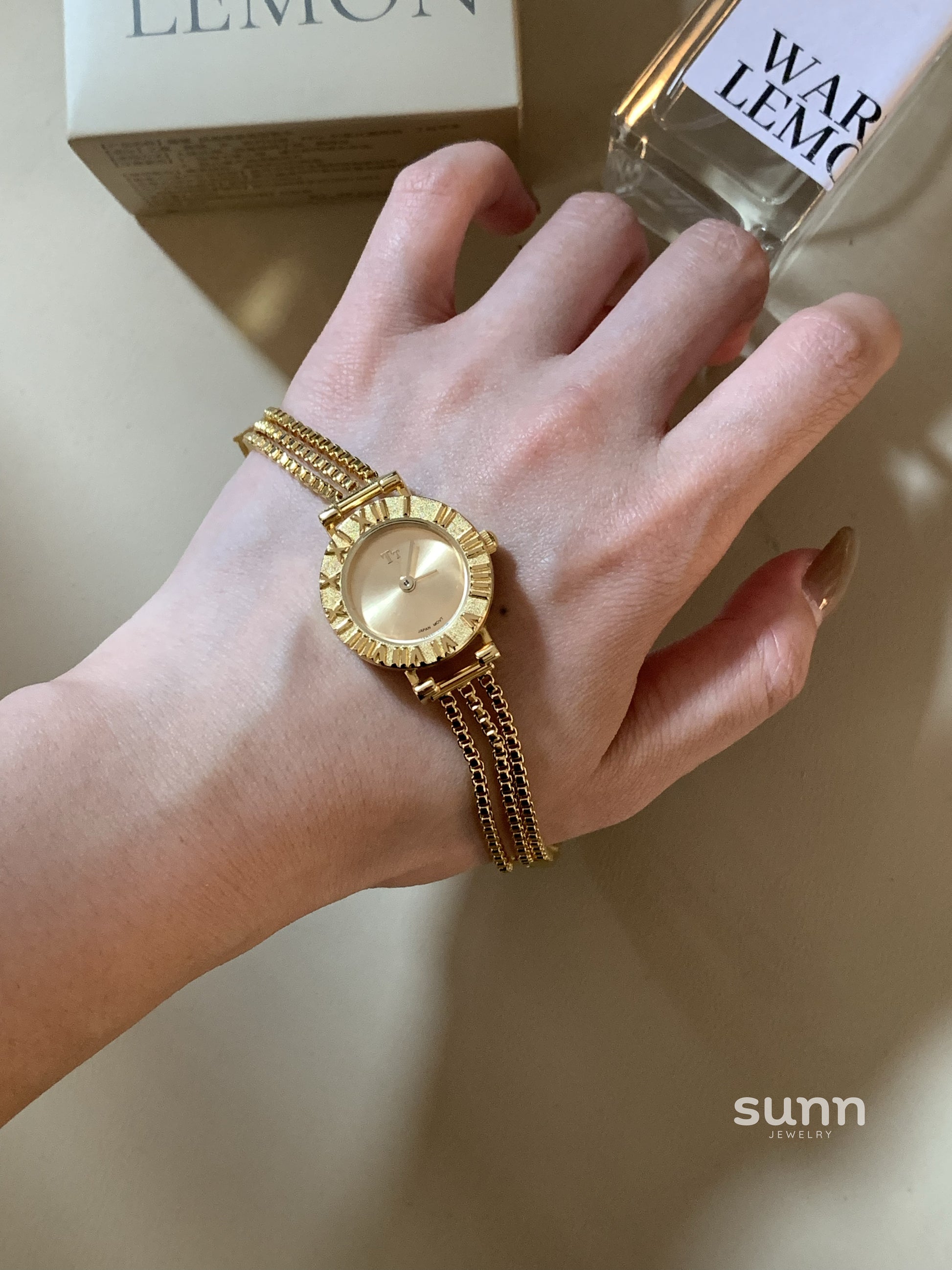 Alli Gold Chain Watch [NNWOR4TQ]