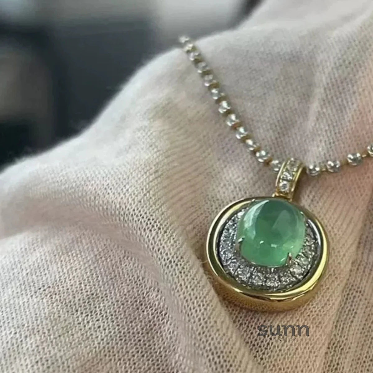 Alli Starry Cabochon Necklace