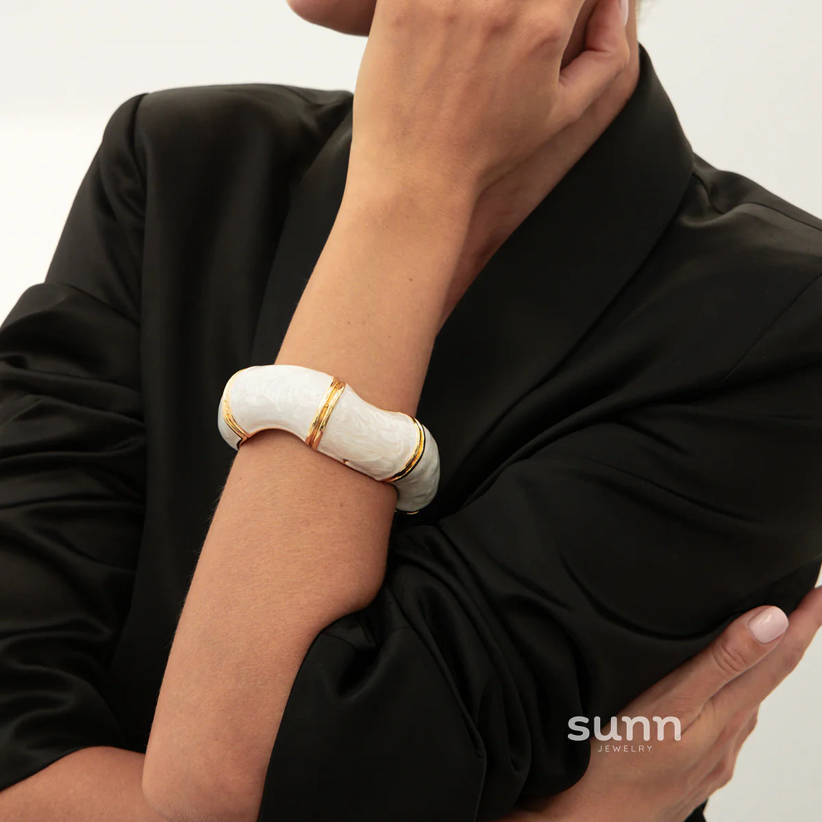 Alliyah Fluid Wave Cuff