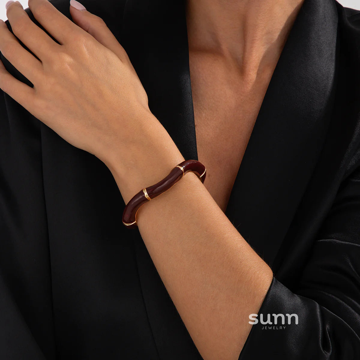 Alliyah Fluid Wave Cuff