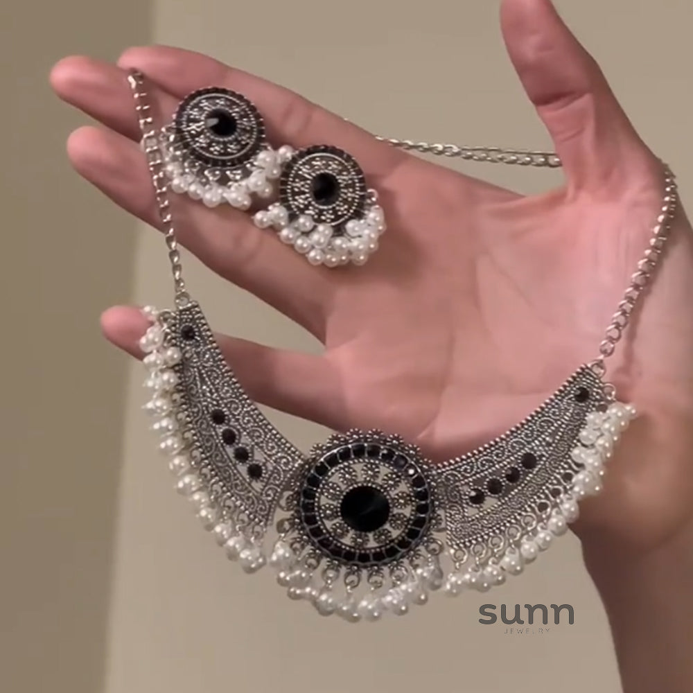Allyanna Pearl Tassel Set [X3TFHBY1]