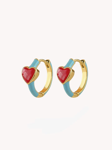 Allyssa Elegant Heart Drop Earrings