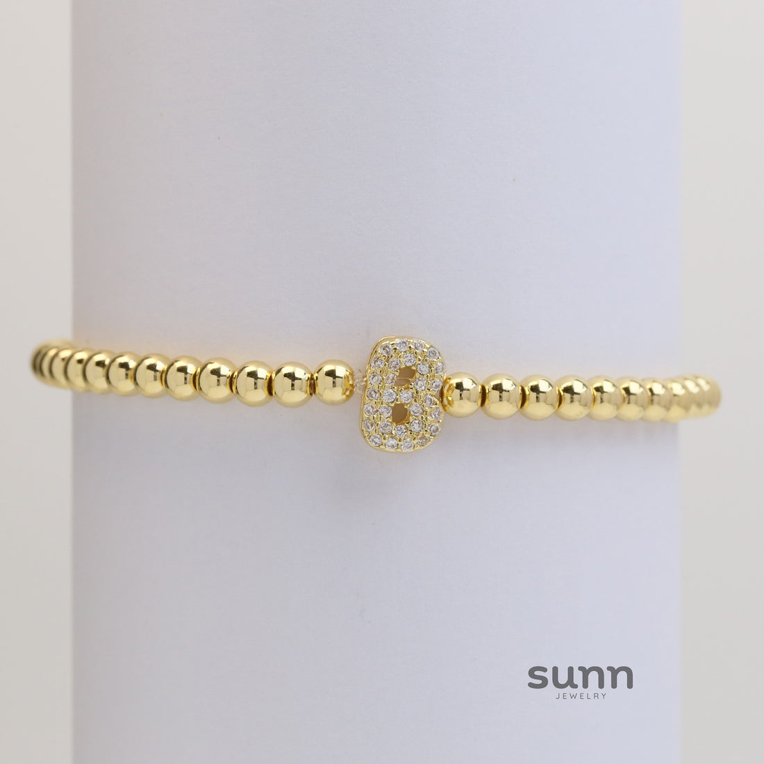 Aloni Bubble Letter Bracelet [616HF11F]