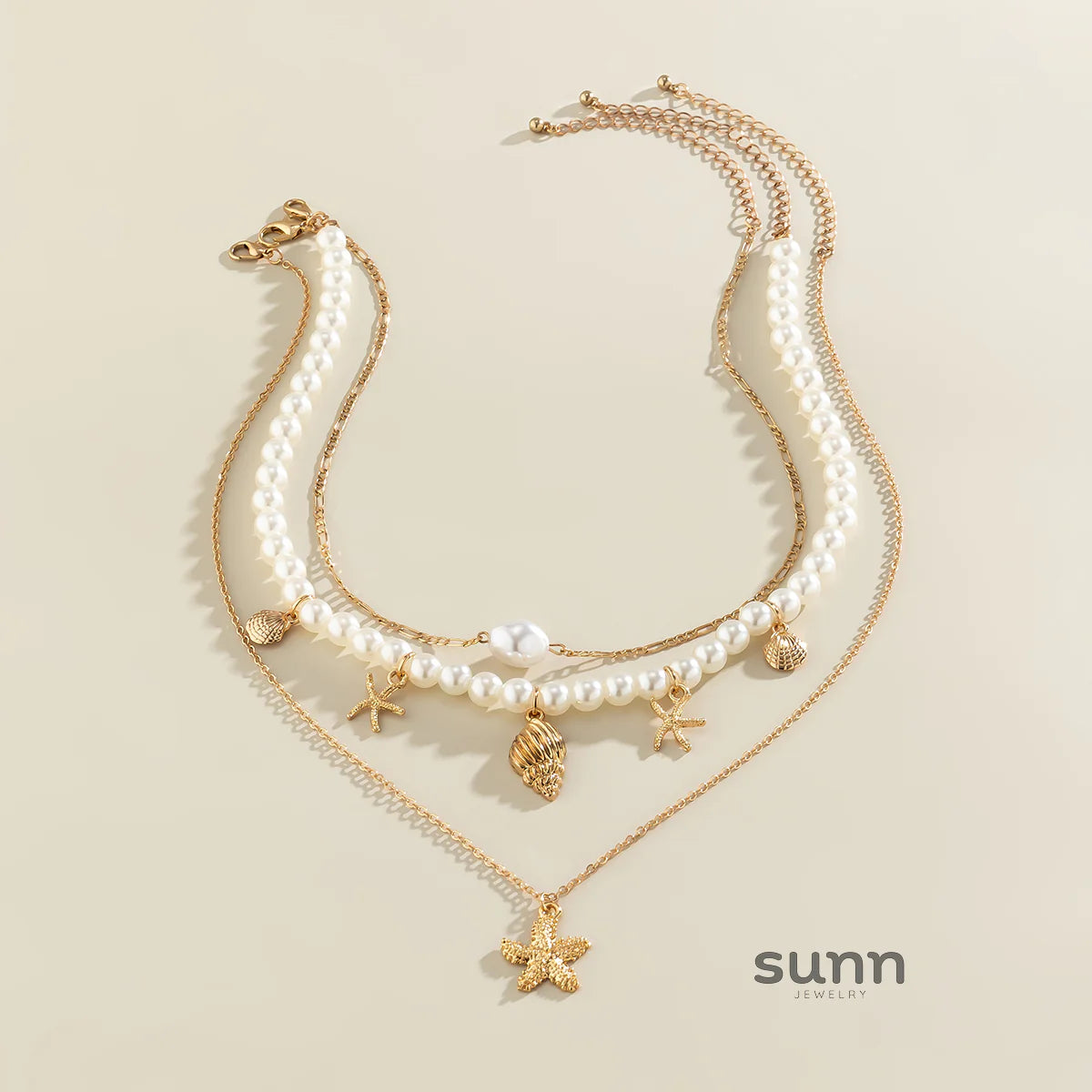 Althea Layered Ocean Necklace Set
