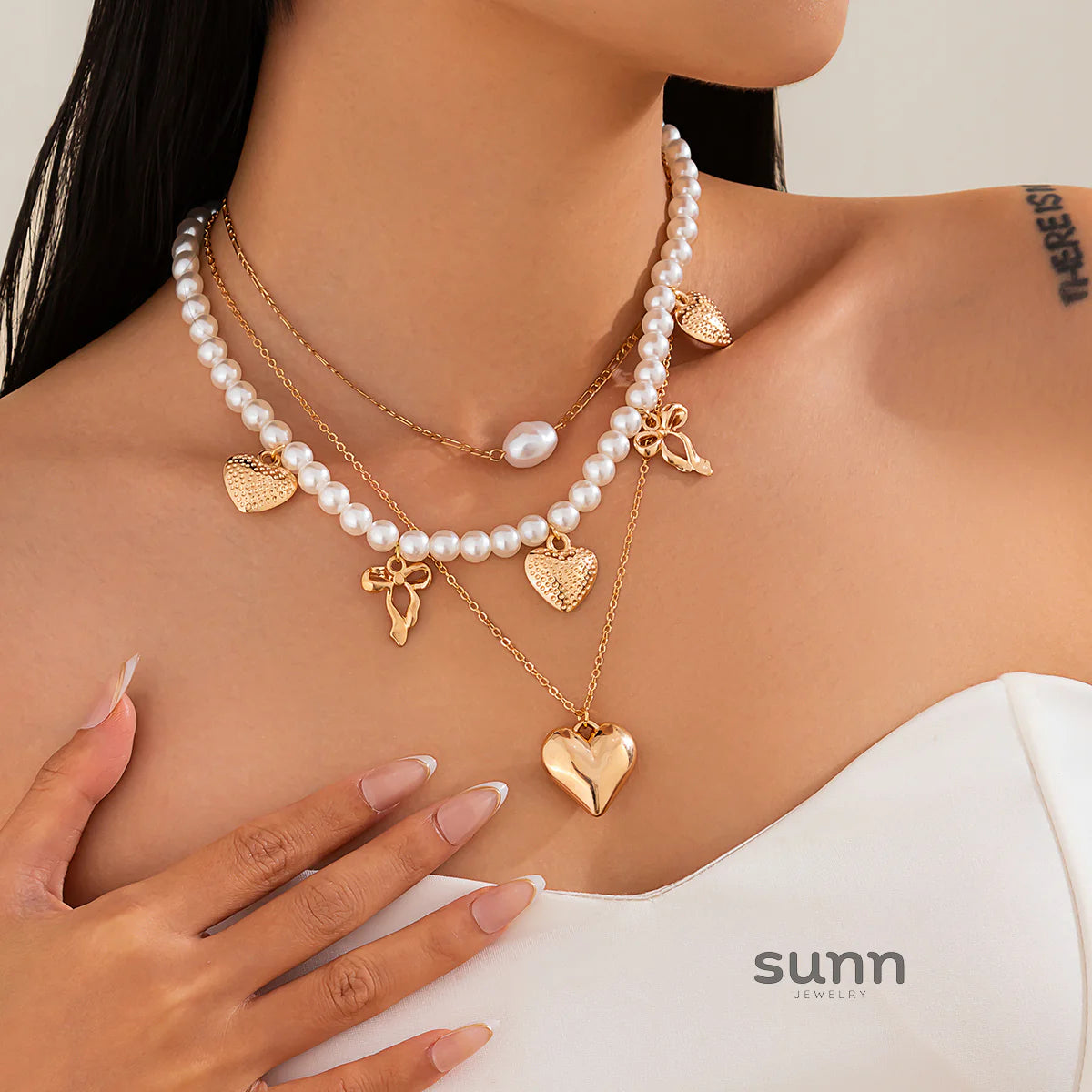 Althea Layered Ocean Necklace Set