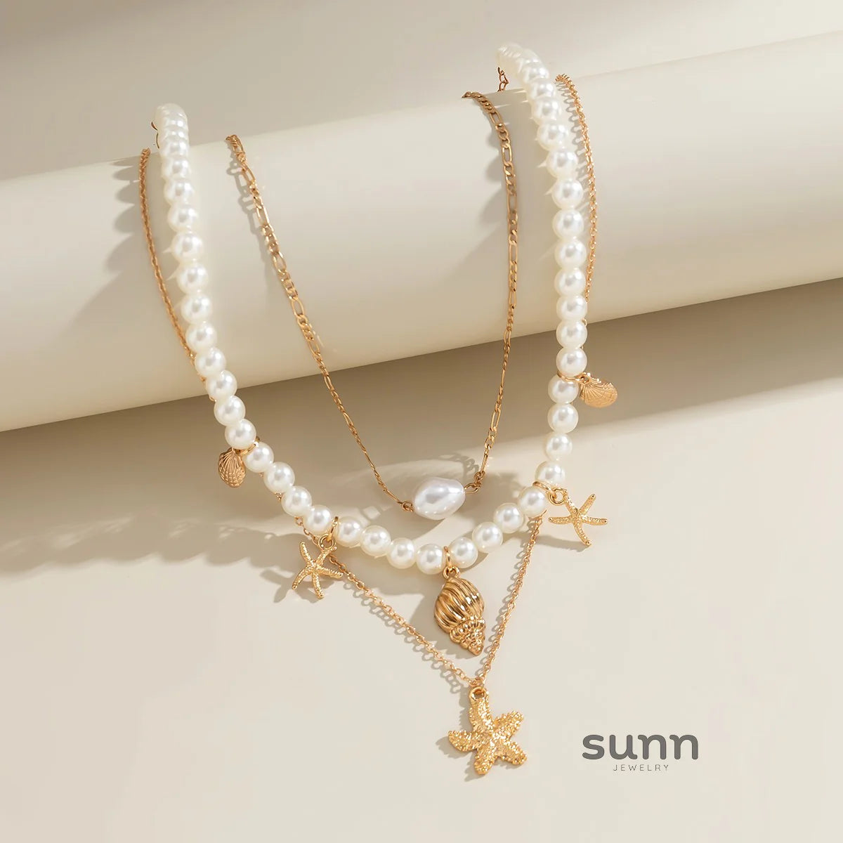 Althea Layered Ocean Necklace Set