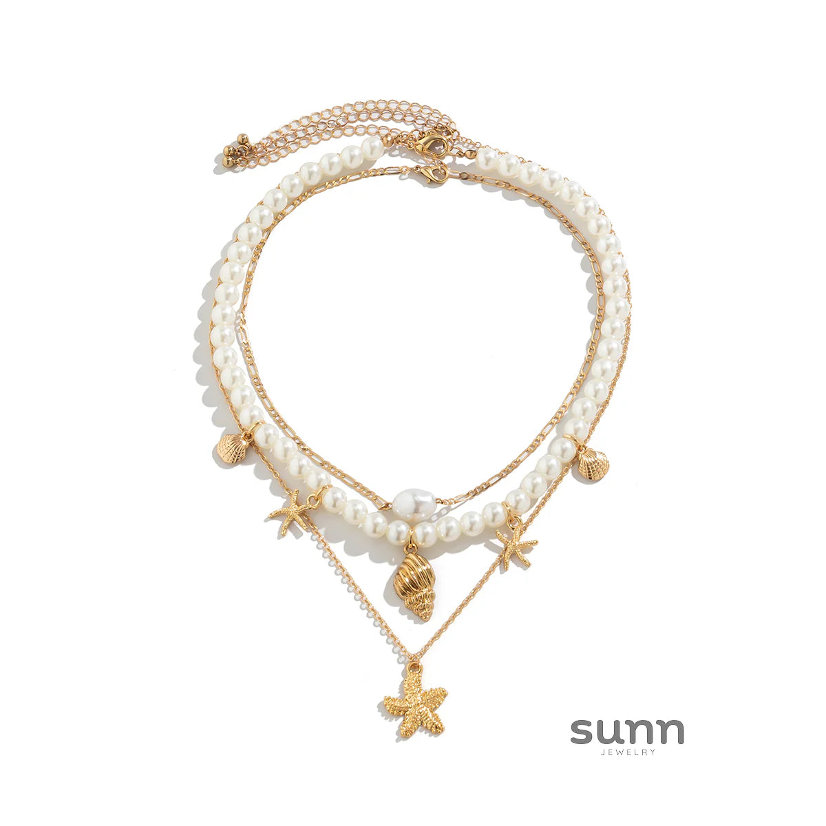 Althea Layered Ocean Necklace Set