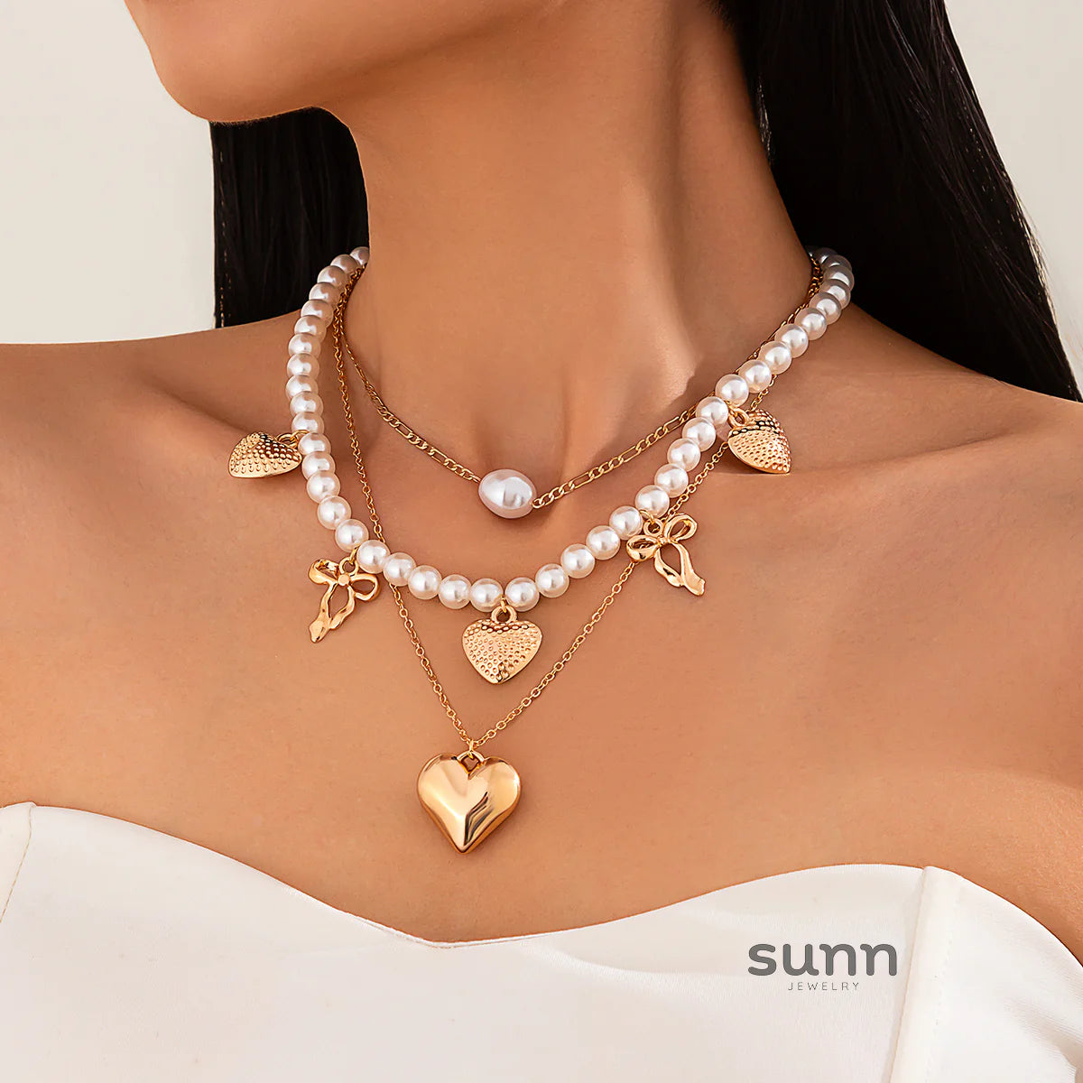 Althea Layered Ocean Necklace Set