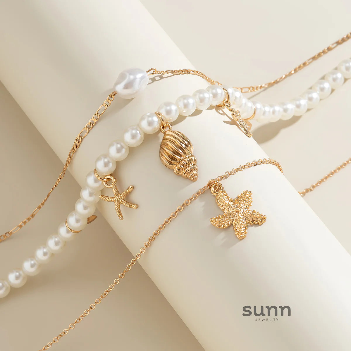 Althea Layered Ocean Necklace Set