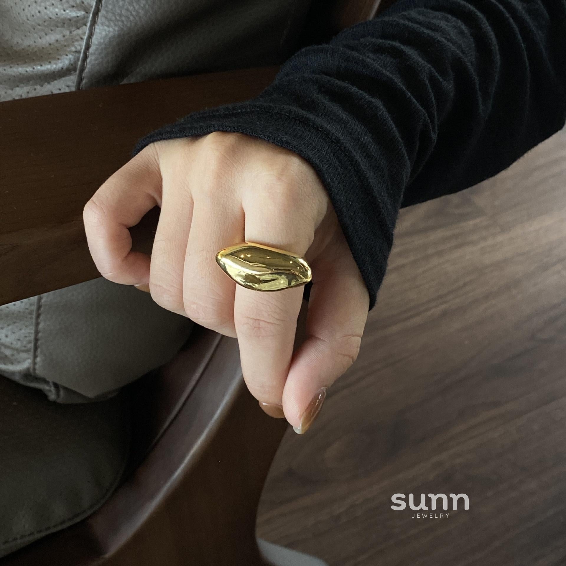 Aly Open Geometric Ring [FIR9YOBK]