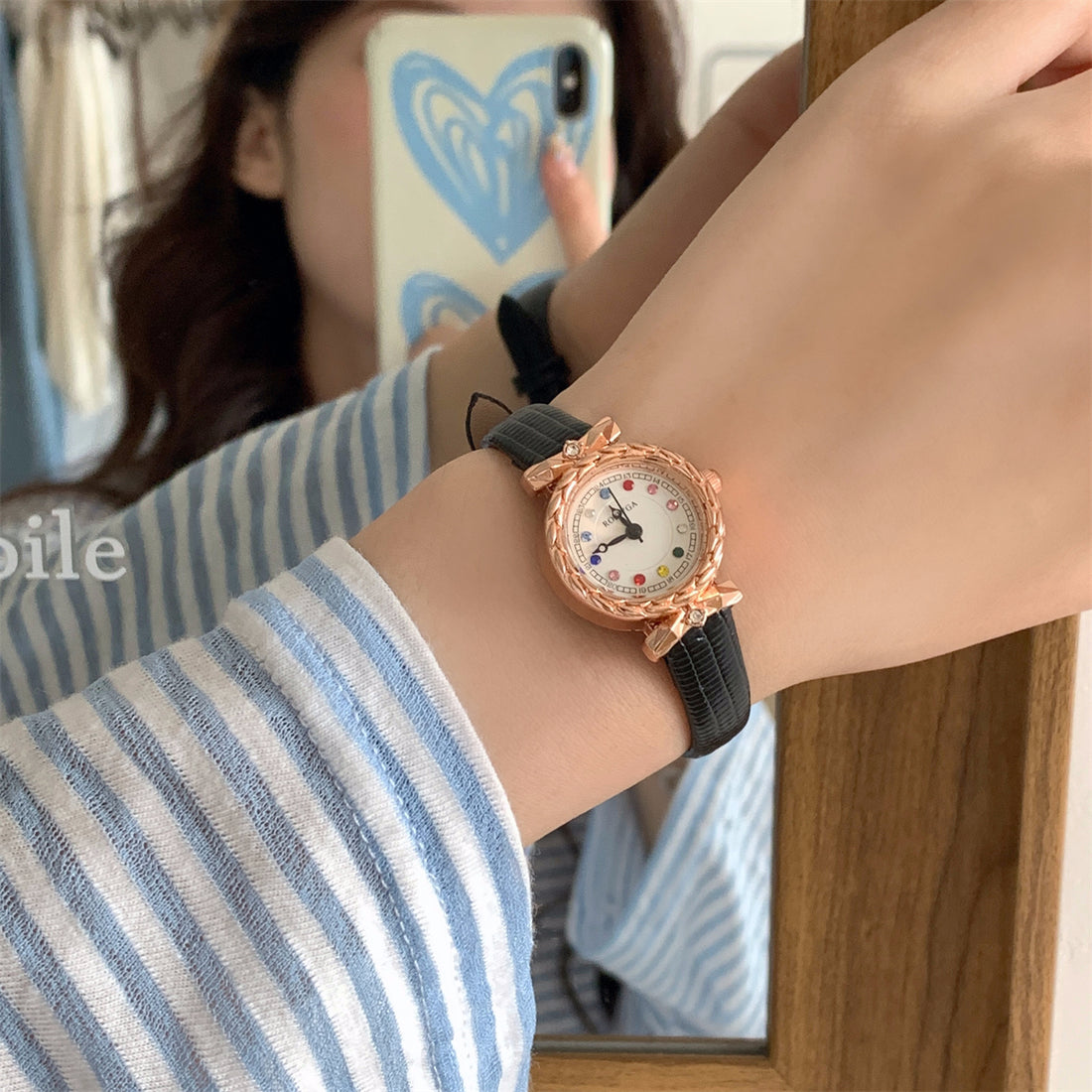 Alyanna Crystal Dainty Watch [8YWV9DHY]
