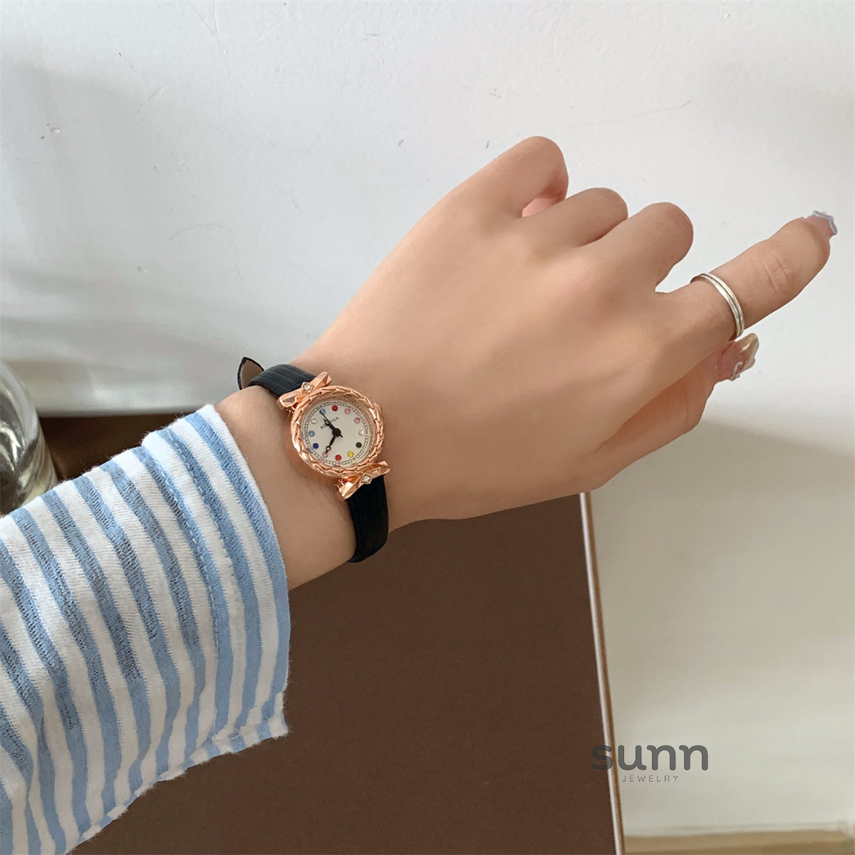 Alyanna Crystal Dainty Watch [9JBOH5SB]