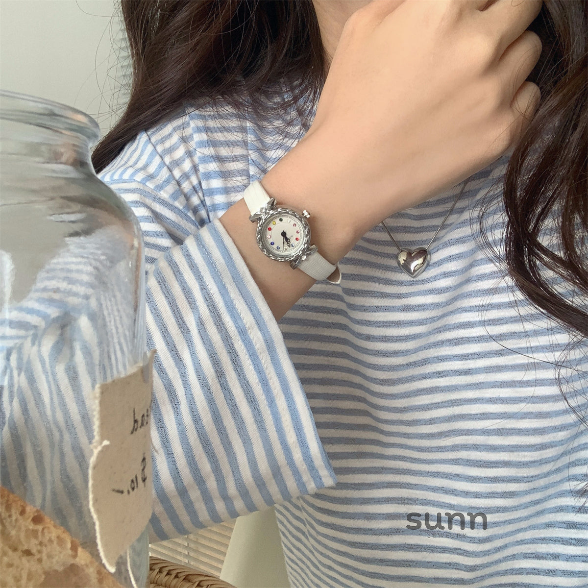 Alyanna Crystal Dainty Watch [3OQQIX8Q]