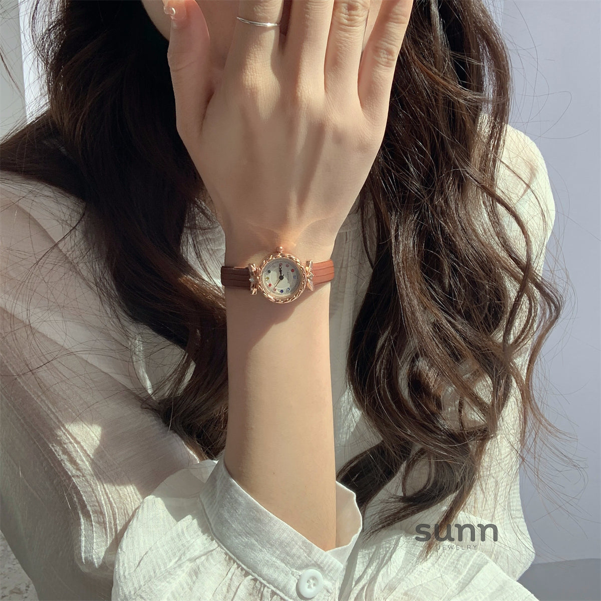 Alyanna Crystal Dainty Watch [K5J2TJ5E]