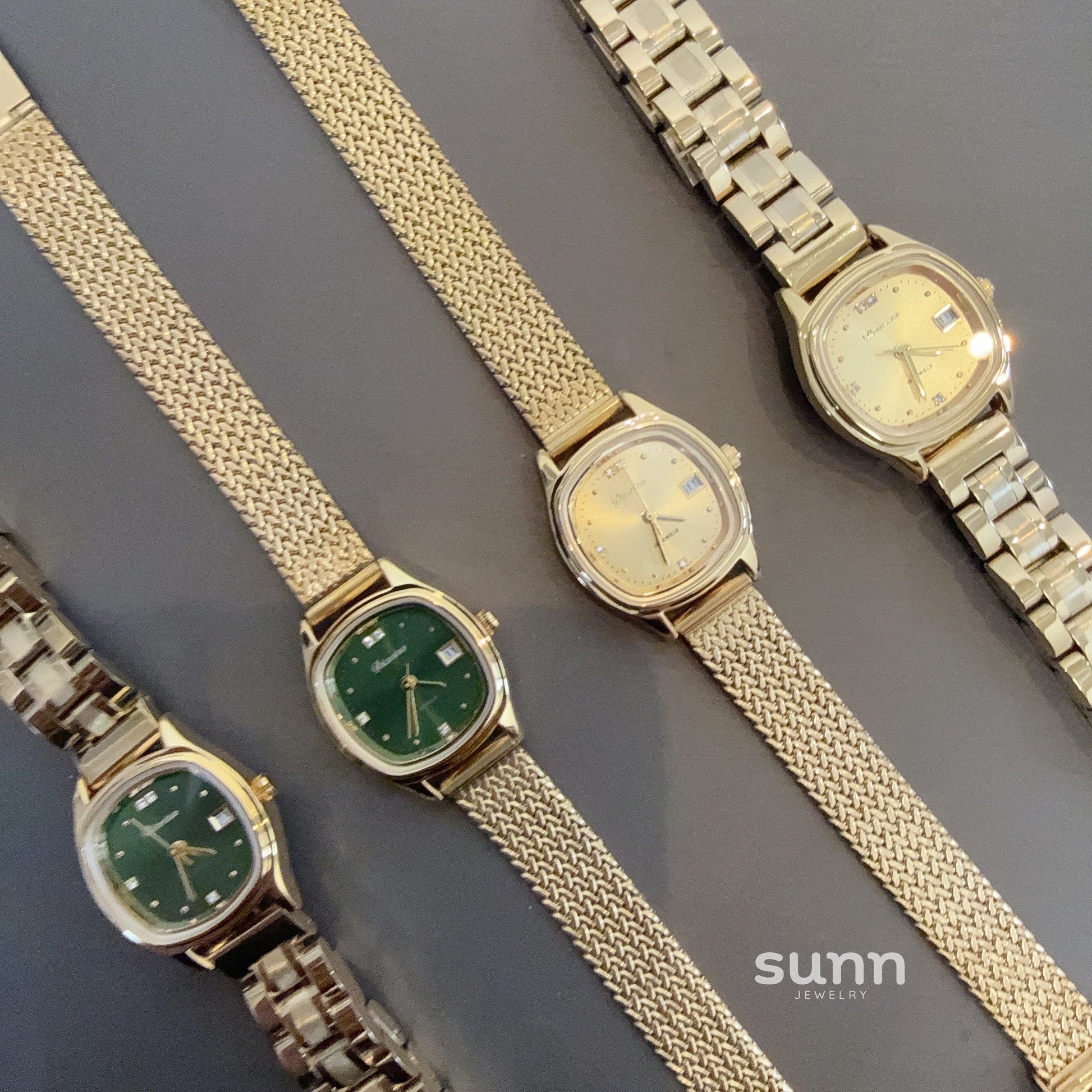 Alynna Luxe Square Calendar Watch