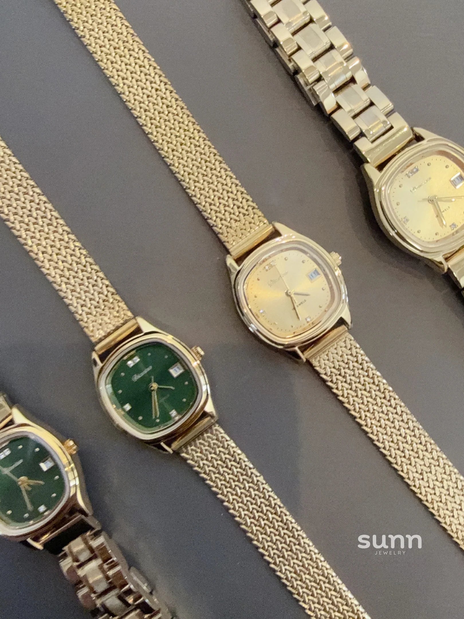Alynna Luxe Square Calendar Watch