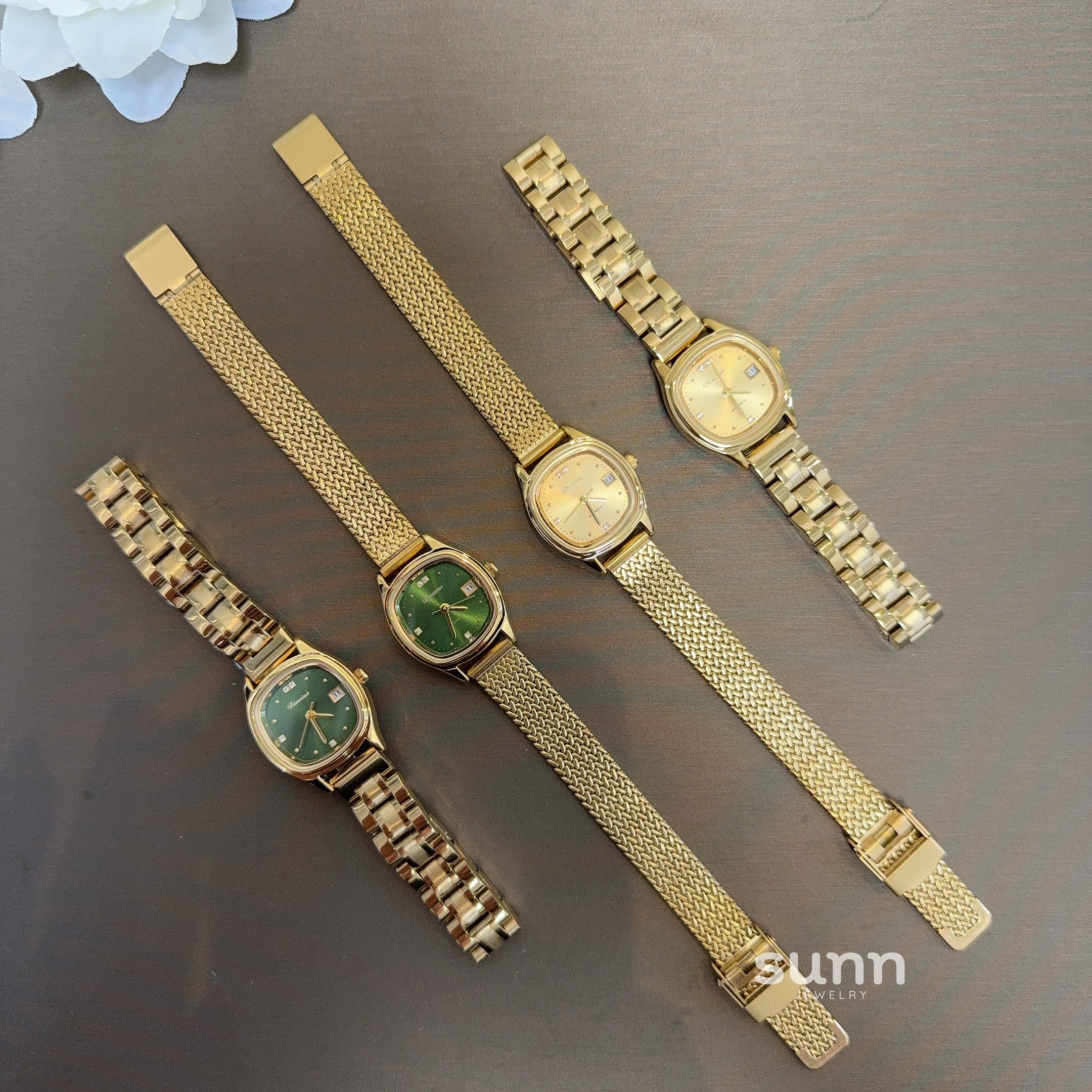 Alynna Luxe Square Calendar Watch