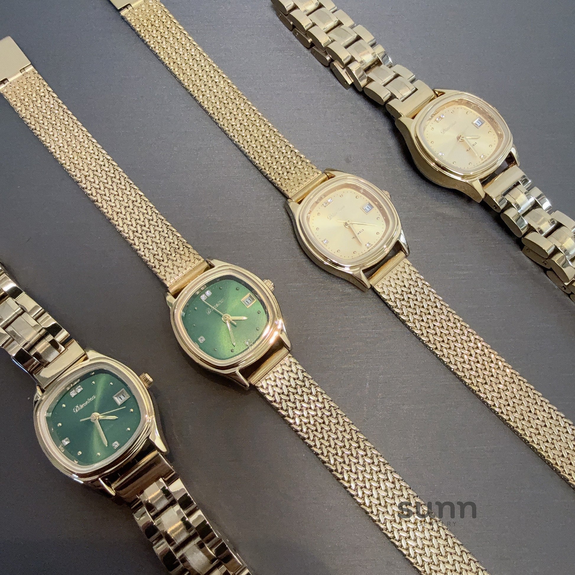 Alynna Luxe Square Calendar Watch