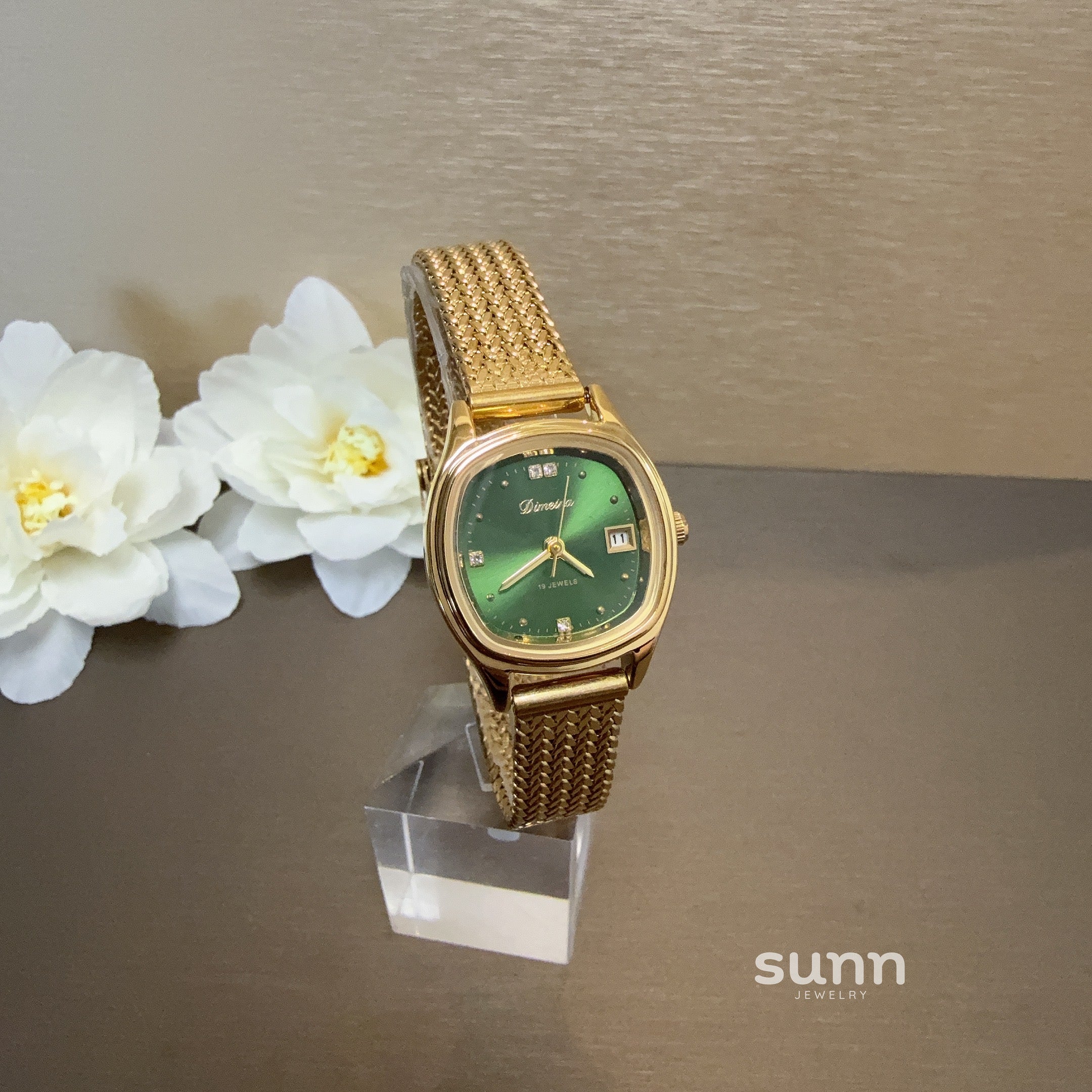 Alynna Luxe Square Calendar Watch