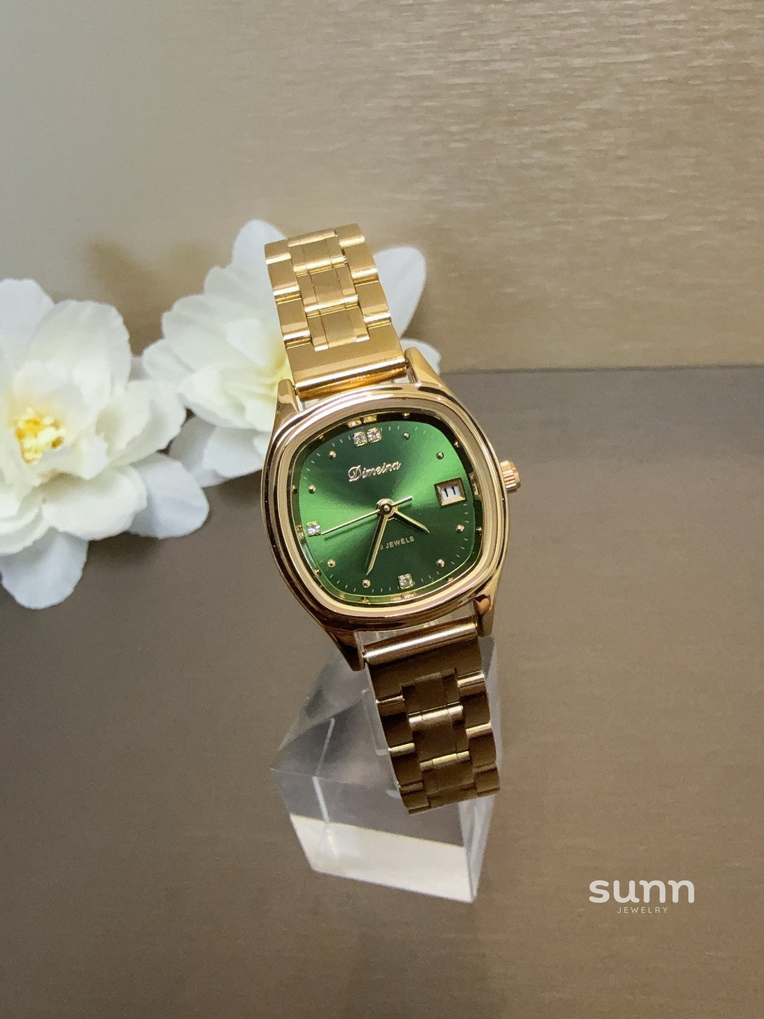Alynna Luxe Square Calendar Watch