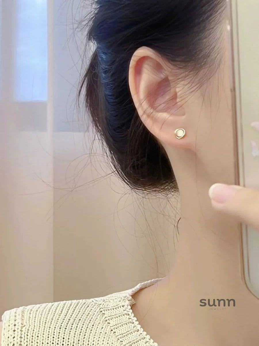 Alysia Cat's Eye Star Studs