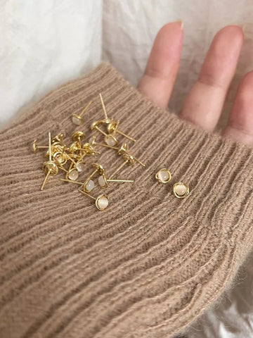 Alysia Cat's Eye Star Studs