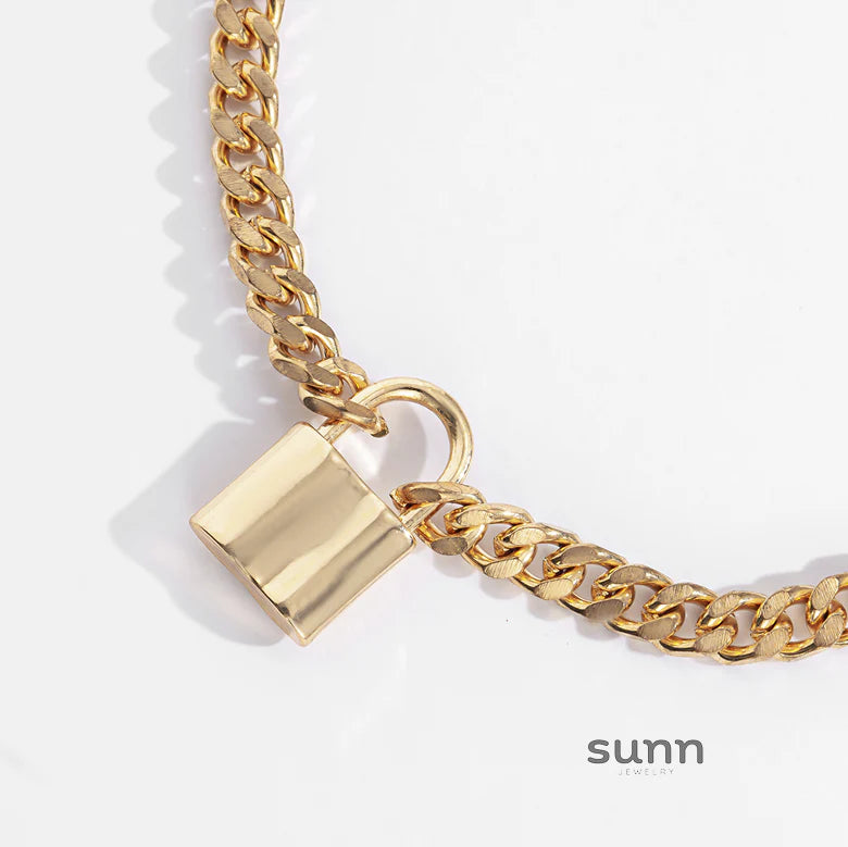 Alyson Cross Lock Bracelet Set
