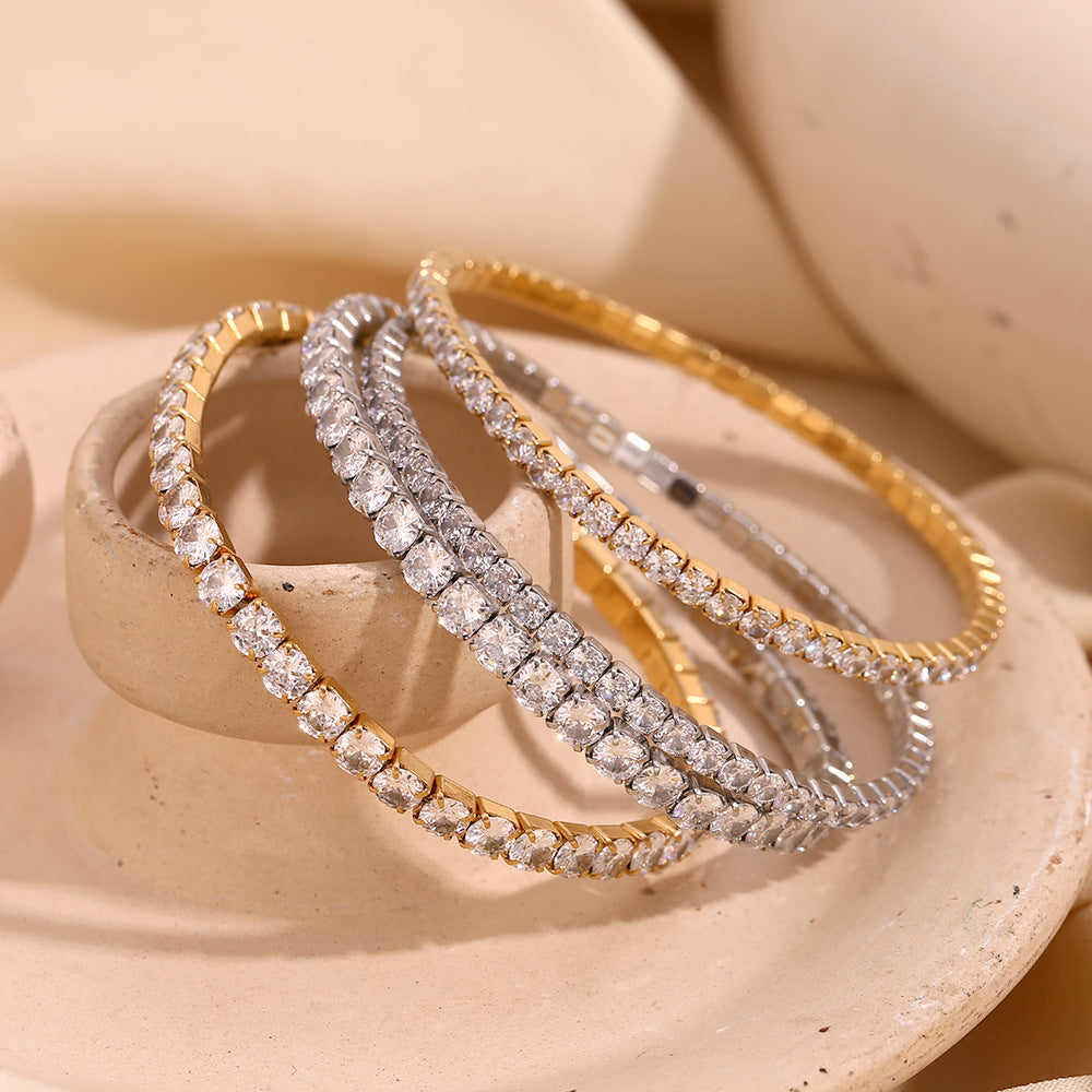 Alyssandra Delicate Zircon Bracelet [S4YGZGVN]