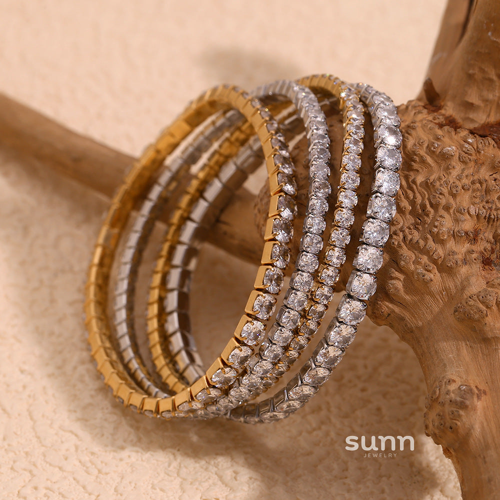 Alyssandra Delicate Zircon Bracelet [S4YGZGVN]