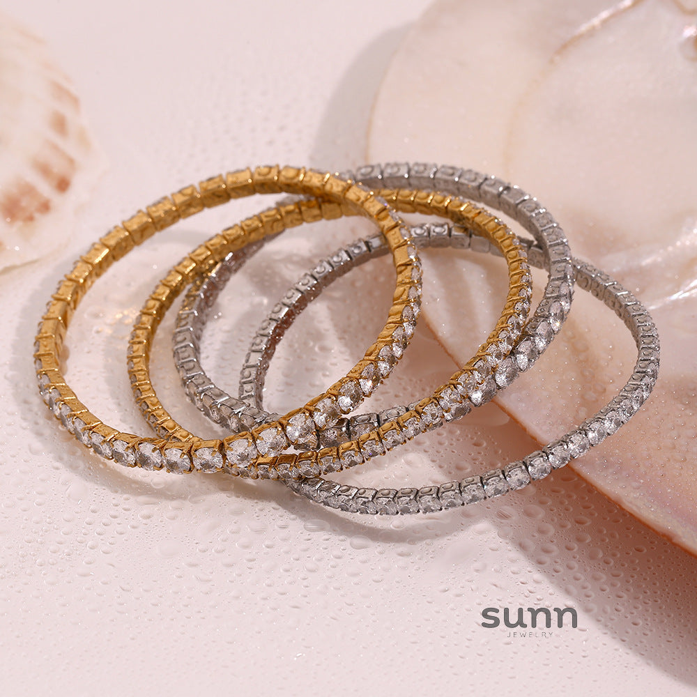 Alyssandra Delicate Zircon Bracelet [RKTO3YG4]