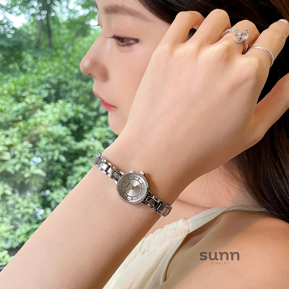Alyvia Petite Link Watch
