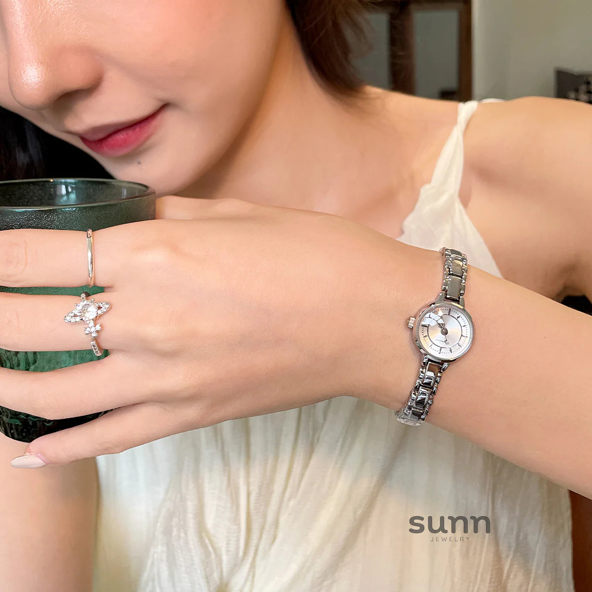 Alyvia Petite Link Watch