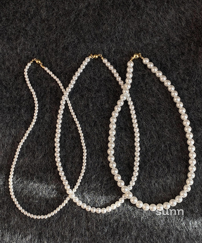 Alyza Layered Pearl Necklace [W51E6B5I]