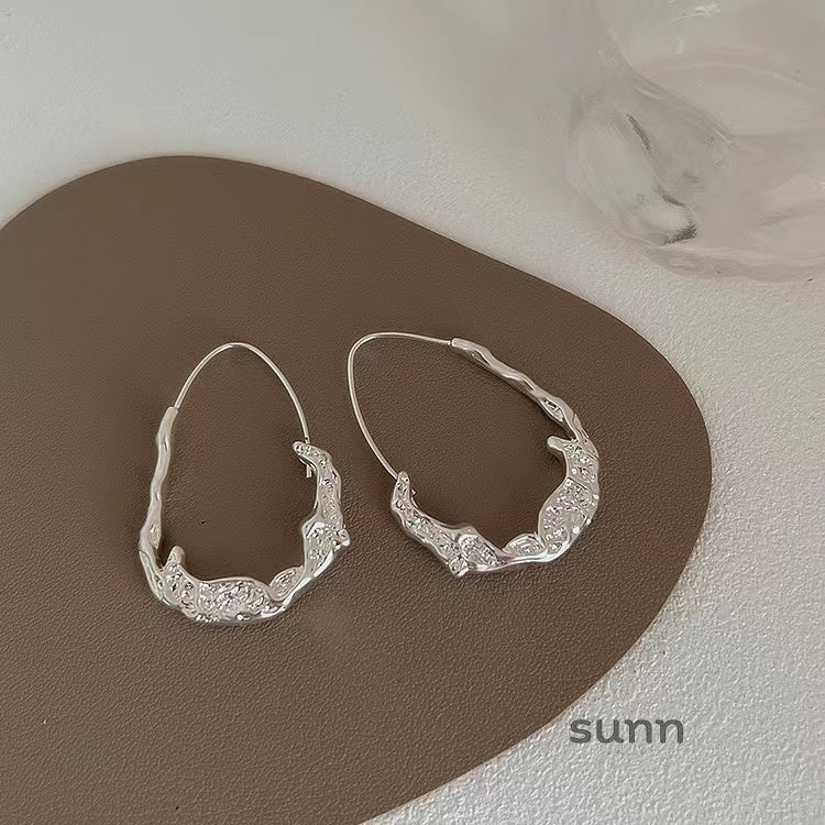 Amada Irregular Metal Earrings