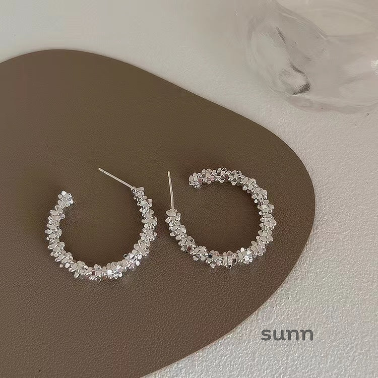 Amada Irregular Metal Earrings