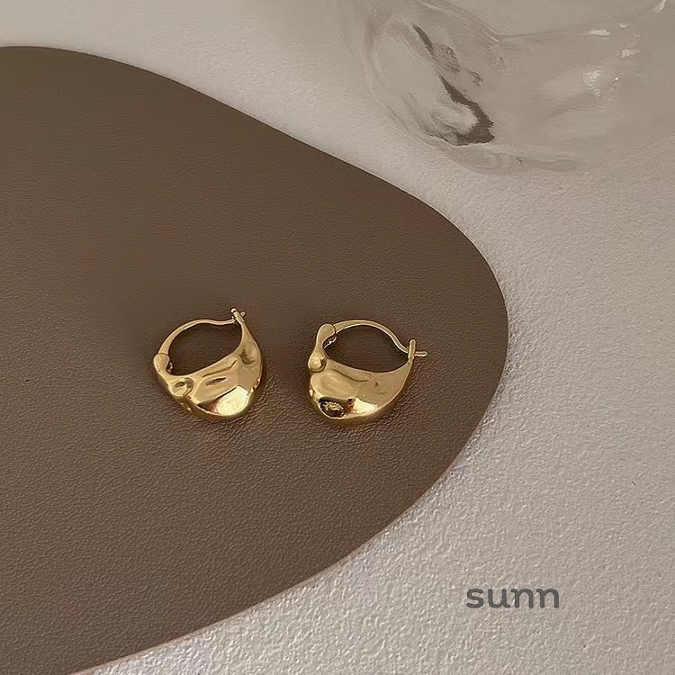 Amada Irregular Metal Earrings